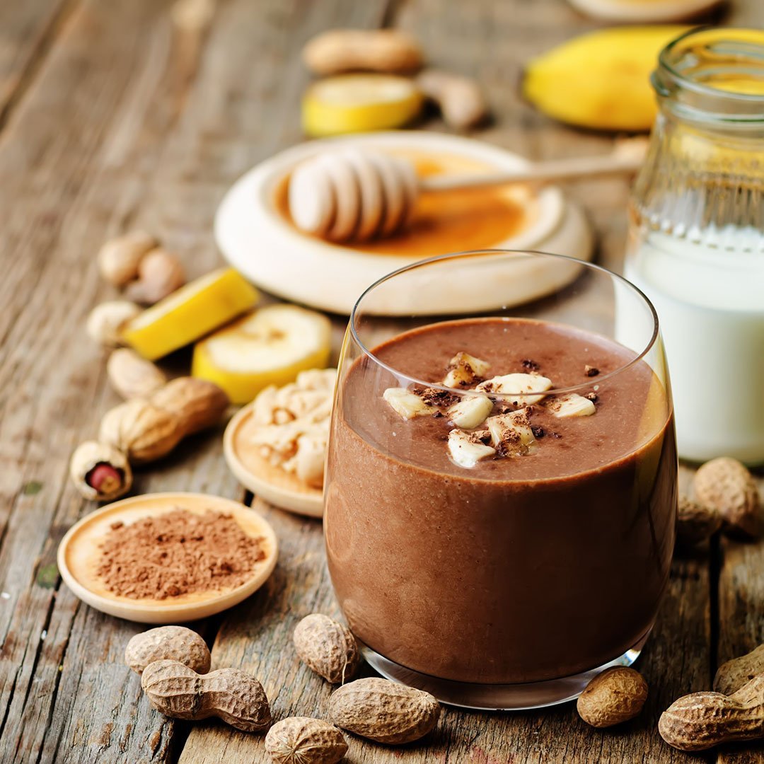CHOCOLATE PEANUT BUTTER SMOOTHIE - Arma Sport