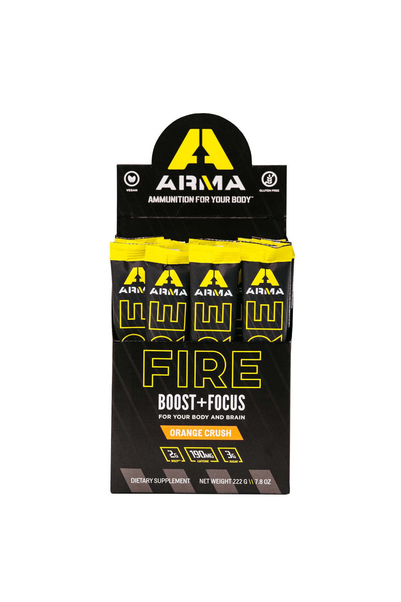 Fire Pre-Workout Single Serve, 30-Count - Arma Sport